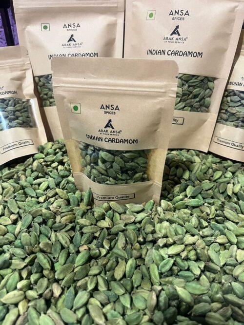 ANSA SPICES Cardamom - (Product of India) Packed by: Arak Ansa Private Limited